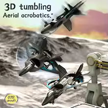 4DRC RC Planes Remote Control Airplanes for Kids, Foam Remote Control Planes for Kids Adults Beginners, Remote Control Helicopter Fighter Jet Drones for Kids Adults, 360° Flip Easy to Fly