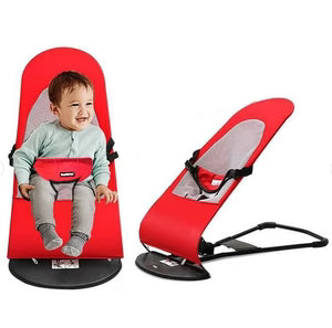 3-Height Adjust Baby Rocking Chair Foldable Baby Swing with Toys Portable Newborn Bed for 0-12 Months Baby Bouncer Seat