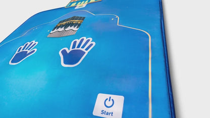 My Salah Mat (Original) – Blue Muslim Prayer Mat for Learning Salah, Surahs, Wudu & Duas